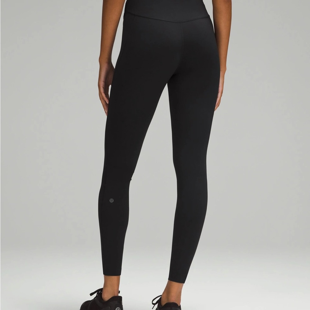 Lululemon| NWT Base Pace High Rise 25” Black Leggings in Women’s Size 10 - Picture 2 of 9